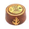 Ewiger Kalender aus Messing und Holz – Maritimer Briefbeschwerer