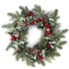 Weihnachtskranz mit Eukalyptus und Beeren Weihnachtskranz mit Eukalyptus und Beeren