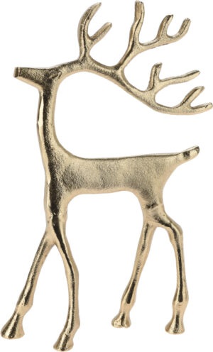 Goldene Rentier Dekofigur - Eleganter Blickfang 31 cm