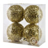 Goldene Weihnachtskugeln 12 cm Goldene Weihnachtskugeln 12 cm