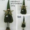 Teleskop Engel Figur Grün - Zauberhaft 64 cm