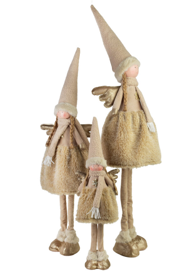 Teleskop Engel Figur Gold - Zauberhaft 68-96 cm