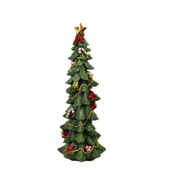 Grüne Weihnachtsbaum Figur - Zauberhafte Deko 45,5 cm