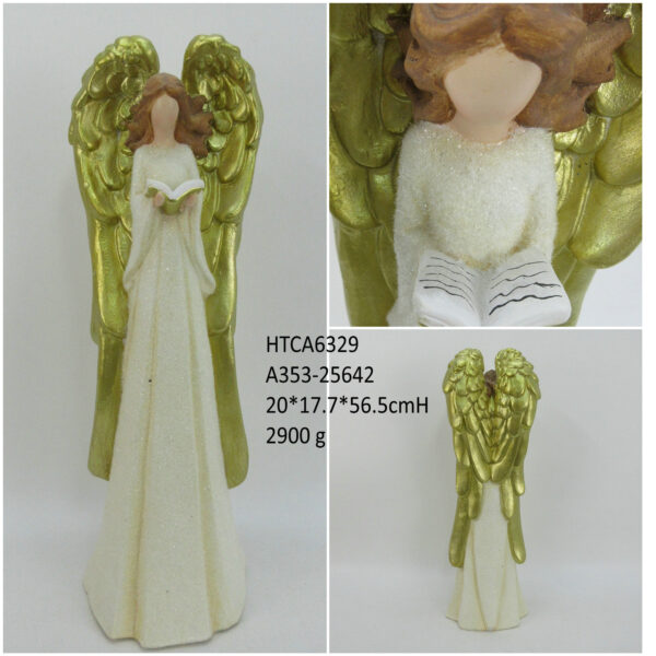 Engelsfigur mit offenem Buch - Exklusiv 56,5 cm