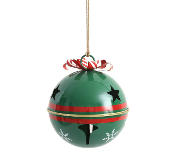 Metall Weihnachtsglocke Grün XL