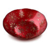 Weihnachtsschale Rot Gold Weihnachtsschale Rot Gold