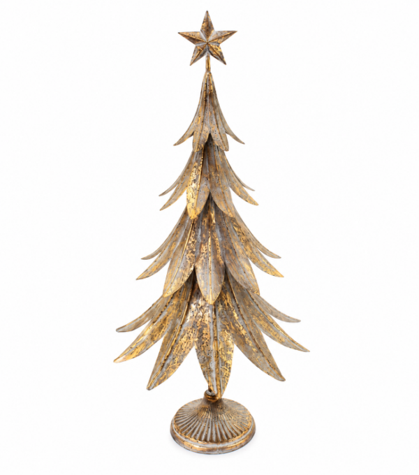 Goldener Deko Weihnachtsbaum