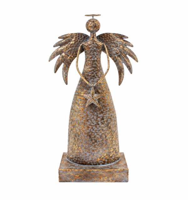Goldener Engel mit Flügeln