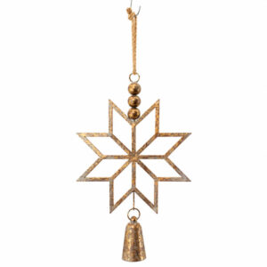 Weihnachtsstern aus Metall zum Aufhängen Weihnachtsstern aus Metall zum Aufhängen