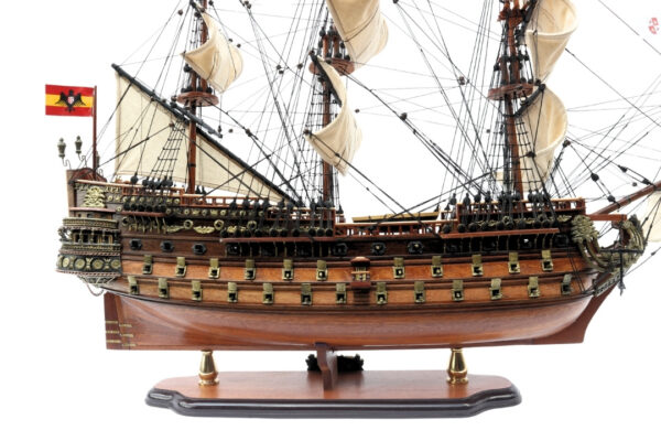 San Felipe Segelschiff Modell 80 cm – Exklusives historisches Kriegsschiff