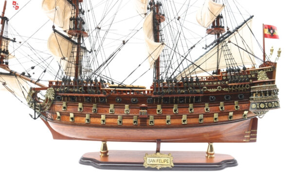 San Felipe Segelschiff Modell 80 cm – Exklusives historisches Kriegsschiff