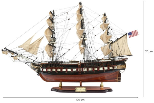 USS Constitution Segelschiff Modell 100 cm – Exklusives historisches Kriegsschiff